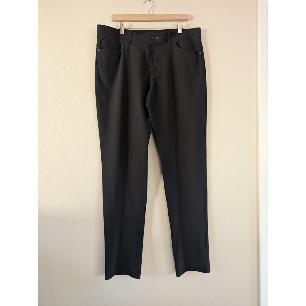 Public Rec Mens Dealmaker Pant Black Straight Leg Stretch Golf‎ Commute Work 38